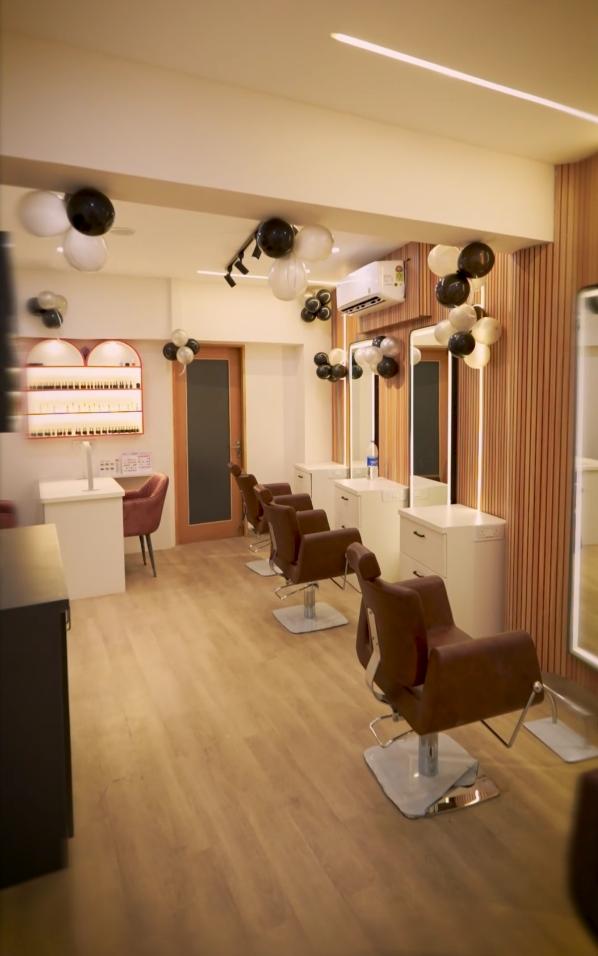 Palm Glow Salon Interior